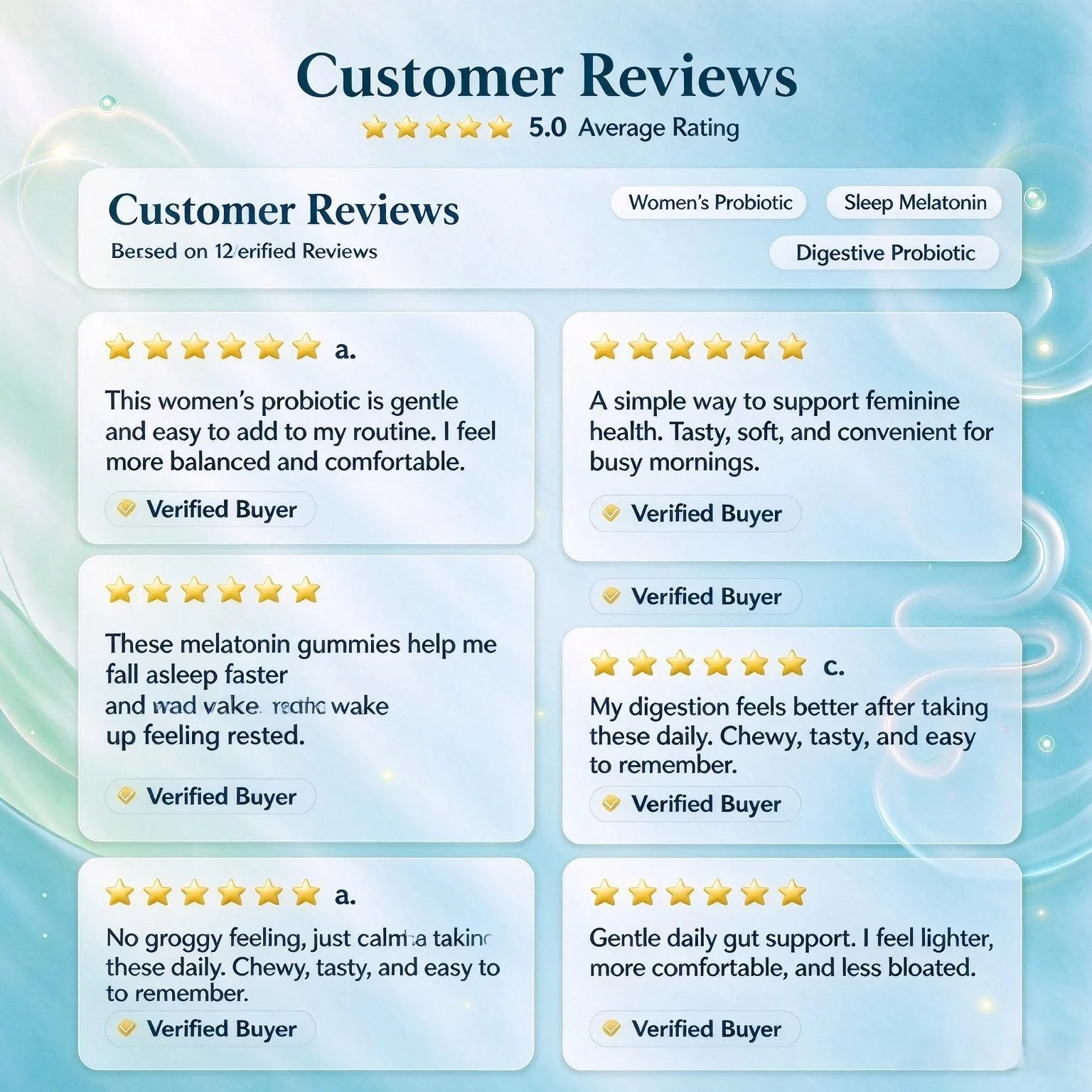 Customer reviews